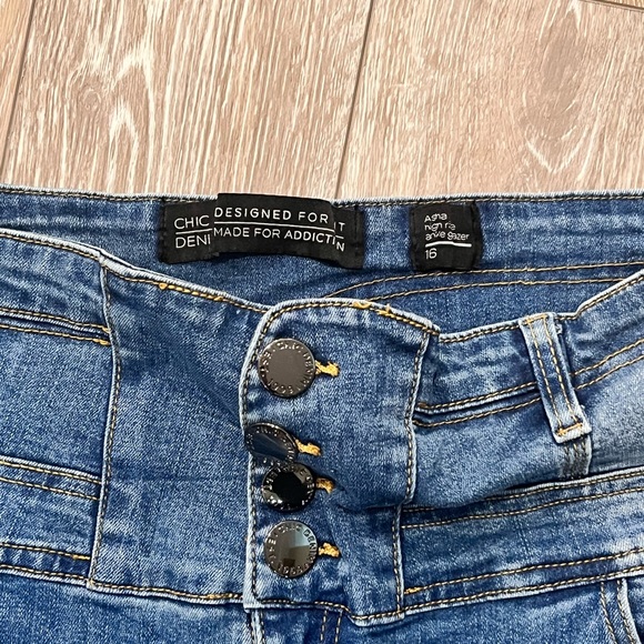 City Chic Corset skinny jeans - Picture 2 of 4